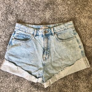 Zara denim shorts